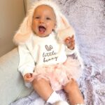 Alicia Banit Instagram - First Easter with our happy little bunny! So grateful for the beautiful family we are surrounded with 😍 One Easter down, one to go 😁