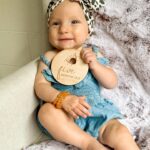 Alicia Banit Instagram - 5 months with our baby 🥹💜 She is an angel! TWO big toothy pegs with more coming through which she’s handling like an absolute champ. She loves squealing and squeaking like a dolphin, she’s started to twist and roll everywhere (that’s so much fun while changing her nappy 🙄) and pretty sure we’ll be starting on solids soon because the girl is reaching for EVERYTHING we eat. She also sigh’s which is hilarious because honestly DO WE BORE YOU?! I can’t believe we’re another month down, time is moving so fast and even though this month has been rough with her teething and I’m more tired than I’ve ever been I am so beyond grateful for her beautiful soul in our lives. Watching her personality come to life is my favourite part of ever day 🤍