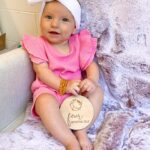 Alicia Banit Instagram - Okay little miss 4 month old 🤯 Our girl is growing up so fast! Literally everybody she meets says she’s so chill and happy, she’s rolling around like a champion and she has a TOOTH! SO MUCH DROOL! She loves people and her laughs are what dreams are made of. This was the fastest month by far and the biggest growth spurt! Those blue eyes are always watching and she’s so curious about everything around her. Watching her personality come to life is our favourite thing in the world and I didn’t think it was possible but our love for her grows every single day!