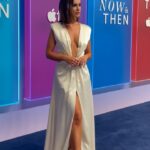 Alicia Sanz Instagram - #Nowandthen global premiere @appletvplus Styling @jordanshilee in @moniquelhuillier @jimmychoo