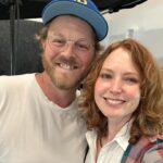 Alicia Witt Instagram - a dynamite 24 hours ✨ 1) with @brianelmquist - from one of my favorite bands, @thelonebellow - having just finished our first song written together 🙃 so joyful. what a gift. i love the tune we made up!! 2) - quality control inspector @theimportanceofbeingernesth on the job - supervising today’s work on my christmas record. 3- vibraphones for said record with @kalmusky at @addictionsound, in what i was informed is the first vibe session in this new space! 4) early morning catch up breakfast with my old friend from LA - @specktoria!! the best way to start the day. here’s to life and time 🌞 5) playing my tiny violin for all my imaginary friends to marvel at 6) hawk energy abounding