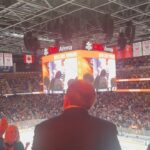Alicia Witt Instagram – SOMUCHFUN was had this weekend!! what a blast to take a quick jaunt to nyc to watch the @ny_islanders WIN their playoff game against the @canes. now for tomorrow to stay in it! i’ve got my very own team jersey and so does @theimportanceofbeingernesth for good luck ☺️ congratulations to my friend, islanders and @ubsarena owner #jonledecky, and thank you for the most special weekend. also pictured: a whole bunch of @nyjets who were there to cheer us on, especially awesome sauce @malikktaylor who i sat next to for first period – and fellow christmas movie alumnus, @wesbrown225, who was attending as a longtime #islanders fan too!! 

🧡💙

#goislanders #hockeyplayoffs