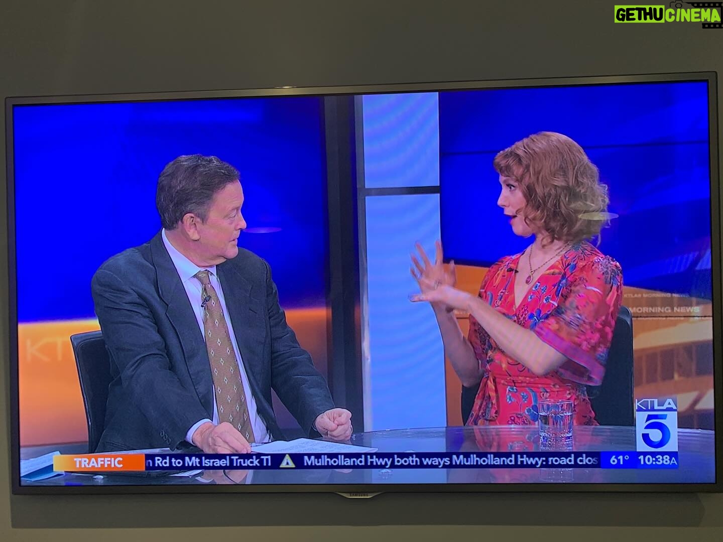 Alicia Witt Instagram - it would be impossible to guess how many times i had the honor of sitting here across from the inimitable @samontv at @ktla5news. just yesterday morning, i was informed that my first confirmed interview while in LA for the premiere of @longlegsfilm would be with him - which is no surprise. sam was everyone’s first stop when coming thru town, a favorite and familiar and joyful place to be. he knew just what to ask and always made you feel special - and truly loved his job. sam’s respect and admiration for entertainers and not only what we do, but our often-whirlwind lives, shone thru his very essence, and i always left an interview with him feeling all glowy, seen, and appreciated. whether i was there to promote my earliest music releases, or a tiny indie screening in 2 theaters, or a huge movie - he was equally passionate and enthusiastic, a champion in every way. i hope he knew the extent to which we all felt that way about him - and i’m sure he did ❤️ i can’t believe he is gone. sending love to his family, and his KTLA family. thank you for the memories, beautiful #samrubin. you’ll be so missed. #ktla5news #ktlamorningnews @ktlamorningnews