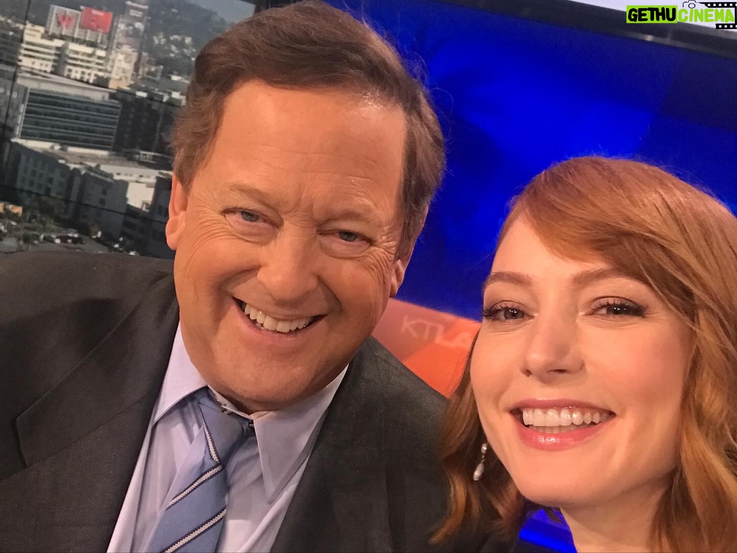 Alicia Witt Instagram - it would be impossible to guess how many times i had the honor of sitting here across from the inimitable @samontv at @ktla5news. just yesterday morning, i was informed that my first confirmed interview while in LA for the premiere of @longlegsfilm would be with him - which is no surprise. sam was everyone’s first stop when coming thru town, a favorite and familiar and joyful place to be. he knew just what to ask and always made you feel special - and truly loved his job. sam’s respect and admiration for entertainers and not only what we do, but our often-whirlwind lives, shone thru his very essence, and i always left an interview with him feeling all glowy, seen, and appreciated. whether i was there to promote my earliest music releases, or a tiny indie screening in 2 theaters, or a huge movie - he was equally passionate and enthusiastic, a champion in every way. i hope he knew the extent to which we all felt that way about him - and i’m sure he did ❤️ i can’t believe he is gone. sending love to his family, and his KTLA family. thank you for the memories, beautiful #samrubin. you’ll be so missed. #ktla5news #ktlamorningnews @ktlamorningnews