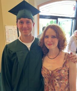 Alicia Witt Instagram - my honorary godson is a graduate 🧑‍🎓 so beyond words proud of the young man i’ve had the honor of watching @ben.larson09 become. his next chapter is @usnavy boot camp in july, following his amazing brother (and also my honorary godson 😭) @samlarsxn, home on leave to attend ben’s baccalaureate. i remain forever in awe at @elizaann360 for making it all look so easy. superwoman ❤️ grateful for this chosen family.