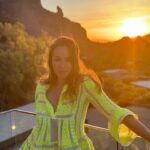 Alicja Bachleda-Curuś Instagram - It is those moments of transition that I love the most, from sunset to sunrise, when one becomes another. Thank you for sharing this journey with me. Urodzinowo 😚❤️🥂🎊🎉
