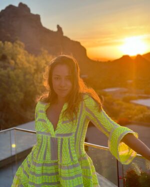 Alicja Bachleda-Curuś Instagram - It is those moments of transition that I love the most, from sunset to sunrise, when one becomes another. Thank you for sharing this journey with me. Urodzinowo 😚❤️🥂🎊🎉