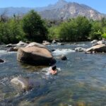 Alicja Bachleda-Curuś Instagram - Mountain river splash, does it get any better?! Even Luna liked it, and she isn’t a natural...💦🌲🏔🐾