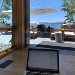 Alicja Bachleda-Curuś Instagram - It doesn’t get much better👩🏼‍💻📑🌅🍹#work #leisure