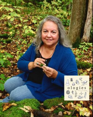 Alie Ward Instagram - This week’s @ologies is (aaah!) Dr. Robin Wall Kimmerer, author of #BraidingSweetgrass & #GatheringMoss and professional Bryologist, or moss expert at @suny.esf. This is an encore of an absolutely classic episode: soothing yet stuffed with wonder for tiny worlds, plant secrets and Indigenous ecology. Dive in, then get a loupe. Link in bio. #Bryology #moss #RobinWallKimmerer #NativeAmericanHeritageMonth