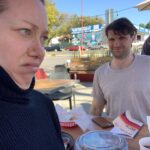 Alie Ward Instagram - Today is the birthday of @jarrett_sleeper and a friend just texted me “I picture you like doing normal life stuff in the house and casually glancing outside and seeing Jarrett like throwing axes or dressed like a vampire playing a keyboard etc” and the answer to that is yes. Yes, often. And it’s why we are all so glad he exists. He has just pledged to play The Monster Mash daily this month, and for his birthday I got him various crocs jibits. The older we grow, the younger we get. I love him.