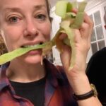 Alie Ward Instagram – The peels are 100% the best part of the apple fight me