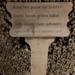 Alie Ward Instagram - Hi. Paris has hundreds of miles of secret abandoned tunnels under the streets and that they are filled with MILLIONS OF PEOPLES BONES. How about that? I interviewed a world expert on the Catacombs: French history professor and author Dr. Erin-Marie Legacey who gave me all the trivia and context. This week’s @ologies episode is up (link in bio) and it explains WHY ARE THE BONES THERE WHAT DO THEY SMELL LIKE WHO ARE THESE PEOPLE, and other questions that my brain was screaming. Enjoy, and Happy Spooktober. Has anyone else been to the Catacombs? How did you feel about them? 💀