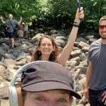 Alie Ward Instagram - Photo dump from the road. The last few weeks I’ve been bopping around between Philly to keynote @isteconnects (thanks for having me, folks! So many Ologites there.) Also got to see @sarahmackattack, met @anna_dhody at last, got a tour of #RingingRocks with @geologist_rambling for @ologies, taught climate scientists about scicomm for @uscwrigley’s Storymakers programs with @edyong209 & @lizneeley and @jarrett_sleeper on Catalina Island, and saw pals like Dr. @afro_herper at the wrap party. Now I’m back home and napping/letting my mushy brain have a quick break. Feels like I’ve had a whole ass summer and it’s just July 4th. Stay safe out there. Please hydrate and don’t explode your fingers. You got this.
