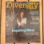 Alie Ward Instagram - My first magazine cover, and I owe it all to @div_in_action. Thank you so much for profiling me and celebrating the array of geniuses I’ve gotten to know for @Ologies, @cbsinnovationtv & @cbsinventiontv. Truly surreal to hold this issue in my hands. And thank you @adriennelewin for the beautifully written and impeccably researched piece, @vonSwank for taking such incredible pics, and @edwinmonzon for glam, and the @nhm for letting us shoot there. Volunteering at the museum when I was at my most depressed changed my whole life, and I never dreamed that the #WillowhutWednesday posts I’d make from my weekly shifts would ever lead to this. If you’re in a slump, or feel like you don’t know yourself, try volunteering somewhere if you can. Being somewhere you love with a purpose and helping out can really yank us out of a rut, rediscover passions, help us see our worth, and introduce the best people into our orbits. Which is even more rewarding than a magazine cover. But the cover is also pretty friggin’ rad.