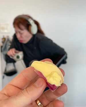 Alie Ward Instagram - My spouse eats radishes with butter like some sort of French and I cannot. In related news, this week’s @ologies is #Disgustology and it gets WILD