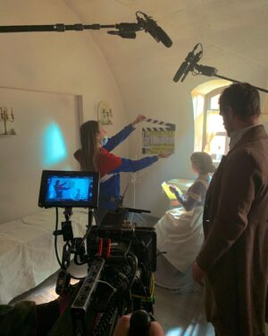 Alina Kovalenko Instagram - BTS from the “Love in Chains” set 🎬
@stbua @stbserial @filmua