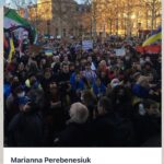 Alina Kovalenko Instagram – To all my foreign friends, colleagues and citizens of the world: 

I was in Kyiv on February 24 and like many people in my country I woke up from the sound of rocket explosions. During this 5 days the Armed Forces of Ukraine, the Territorial Defense units and regular Ukrainians courageously hold every centimeter of our ground, destroying Russian troops. While some of our children are born in bomb shelters and others die under shelling, Putin threatens the world with nuclear weapons.

Ukrainians fight this war NOT ONLY for the territory of Ukraine, but for the peace and quiet of the entire European continent, entire civilized world.

Today, along with the political and military support, sharing truthful information are extremely important for Ukraine. The power to do it is in your hands. 

Join and contribute to the victorious battle against the bloodshed inflicted on Ukraine by the aggression of the Russian Federation.

• If there is a rally in your city, then participate and write about it on social media. 
• If there are no rallies nearby, organize one in support of Ukraine yourself.
• Sign petitions. 
• Donate to the Ukrainian Army. 

Don’t stay indifferent and help Ukraine defend THE WORLD against the Russian aggression. 
Glory to Ukraine! 🇺🇦🇺🇦🇺🇦