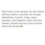Alina Kovalenko Instagram – To all my foreign friends, colleagues and citizens of the world: 

I was in Kyiv on February 24 and like many people in my country I woke up from the sound of rocket explosions. During this 5 days the Armed Forces of Ukraine, the Territorial Defense units and regular Ukrainians courageously hold every centimeter of our ground, destroying Russian troops. While some of our children are born in bomb shelters and others die under shelling, Putin threatens the world with nuclear weapons.

Ukrainians fight this war NOT ONLY for the territory of Ukraine, but for the peace and quiet of the entire European continent, entire civilized world.

Today, along with the political and military support, sharing truthful information are extremely important for Ukraine. The power to do it is in your hands. 

Join and contribute to the victorious battle against the bloodshed inflicted on Ukraine by the aggression of the Russian Federation.

• If there is a rally in your city, then participate and write about it on social media. 
• If there are no rallies nearby, organize one in support of Ukraine yourself.
• Sign petitions. 
• Donate to the Ukrainian Army. 

Don’t stay indifferent and help Ukraine defend THE WORLD against the Russian aggression. 
Glory to Ukraine! 🇺🇦🇺🇦🇺🇦