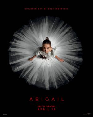 Alisha Weir Instagram - She likes to play with her food. #AbigailTheMovie is in theaters April 19. 🧛‍♀️❤️🩰