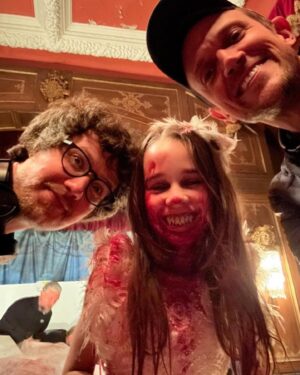 Alisha Weir Instagram - Come join the fun Abigail's second weekend in Theatres!!! Make sure you get your tickets if you haven't already. Some more of my favourite BTS! Abigail's waiting for you!!🖤🩸 @abigailthemovie