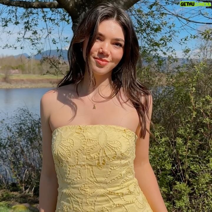 Alisha Newton Instagram - spring light, flowers, and colours 🥹🌷🐥🪺 she’s blooming!!