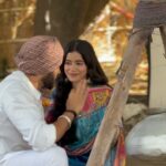 Alisha Parveen Instagram – Moter te ❤️ 

#punjab #vibe #chamkila #aliraj #alishaparveen #anurajchahal
 🎥 @arun__hairstylist