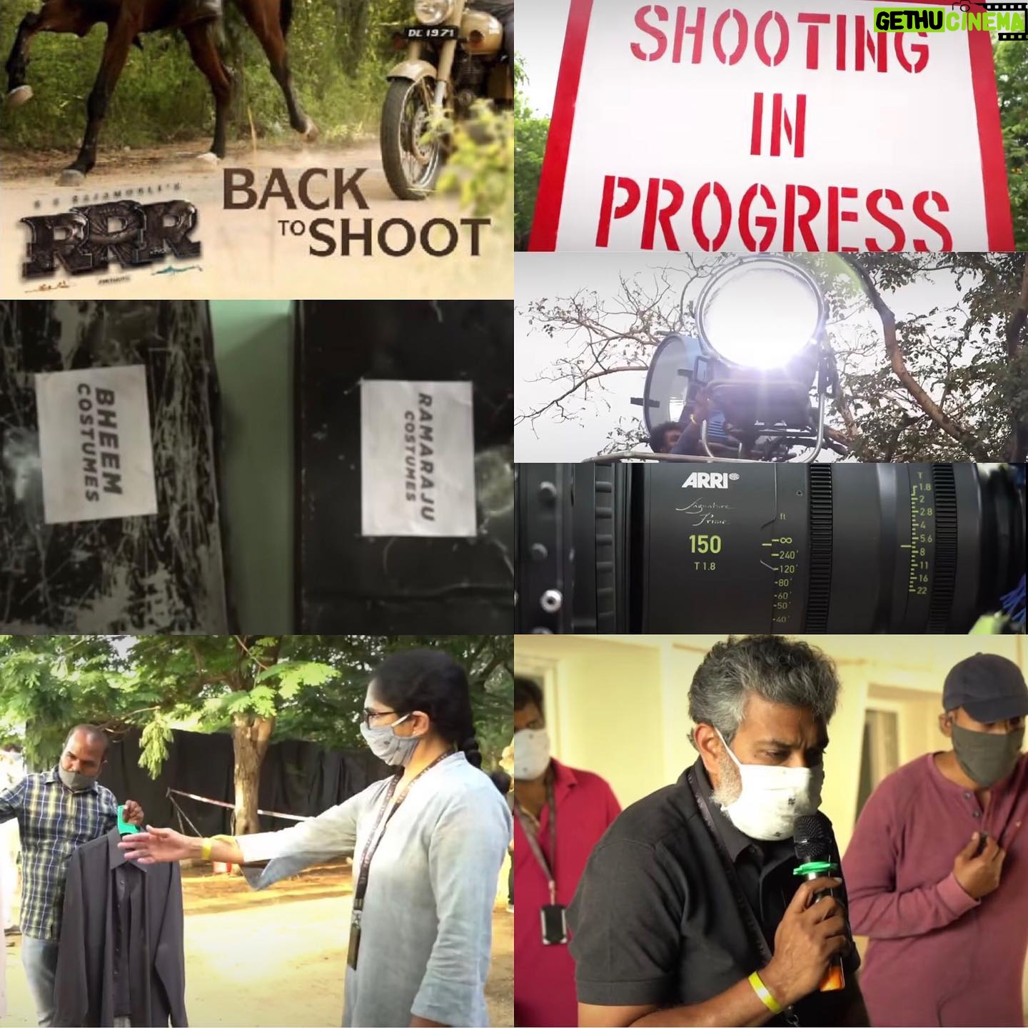 Alison Doody - 7.2K Likes - Lights camera action #WeRRRBack @ssrajamouli #RRR #RRRMovie #stayingsafe #movie