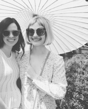 Alison Sudol Instagram - happy birthday to this heavenly creature, who even after nearly 15 years of friendship remains laughingly patient when I accidentally get the date wrong… every year. I may be bad at calendar admin but I am excellent at picking friends, and you, @joy__williams  are the kind of friend I will be grateful for till the end of my days. Glorious woman- strong, kind, gentle but fiercely loyal, hilarious, goofy, wildly talented and beyond beautiful inside and out, the world is far better for having you in it. I love you so much it’s stupid. If I had a saxophone I would play you a love song like Kenny G would only dream of. Would probably sound like a dying walrus but I know you’d love it. Can’t handle being apart through all these big days. Miss you like hell. Everyone go listen to her radio show, binge her music and blast some brass  in her honor 🎺🎷I love you from the bottom of my heart xxx
