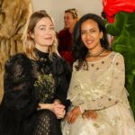 Alison Sudol Instagram – I’ve felt so far from the world of fashion for some time now (anything I wear is usually covered in banana/mud/snot/milk so nice things are out) but @bora_aksu is a dear friend and he and my lovely @leithclark always include me.  It was such a treat for my eyes, mind, and soul to be drenched in the beauty and creativity of this world. Layers of textures, lovingly draped glimmering tactile gossamer magic, so flattering to the female form. Once again, I am awestruck to witness the magnitude of creativity, hard work and skill that goes into making so many wonderful things. And to get to sit next to the magnificent @anoushkashankarofficial 🤍🤍🤍 plus in true bora family form, I was able to bring baby with me. Thank you again, dear @bora_aksu and @leithclark 🤍🤍🤍 📷 Dave Benett