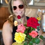 Alison Sweeney Instagram – Love spending time with my roses. 🌹