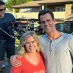 Alison Sweeney Instagram – Here we go again!! Back on set filming another #HannahSwensen with my friend @cameronmathison !! #setlife 🎥