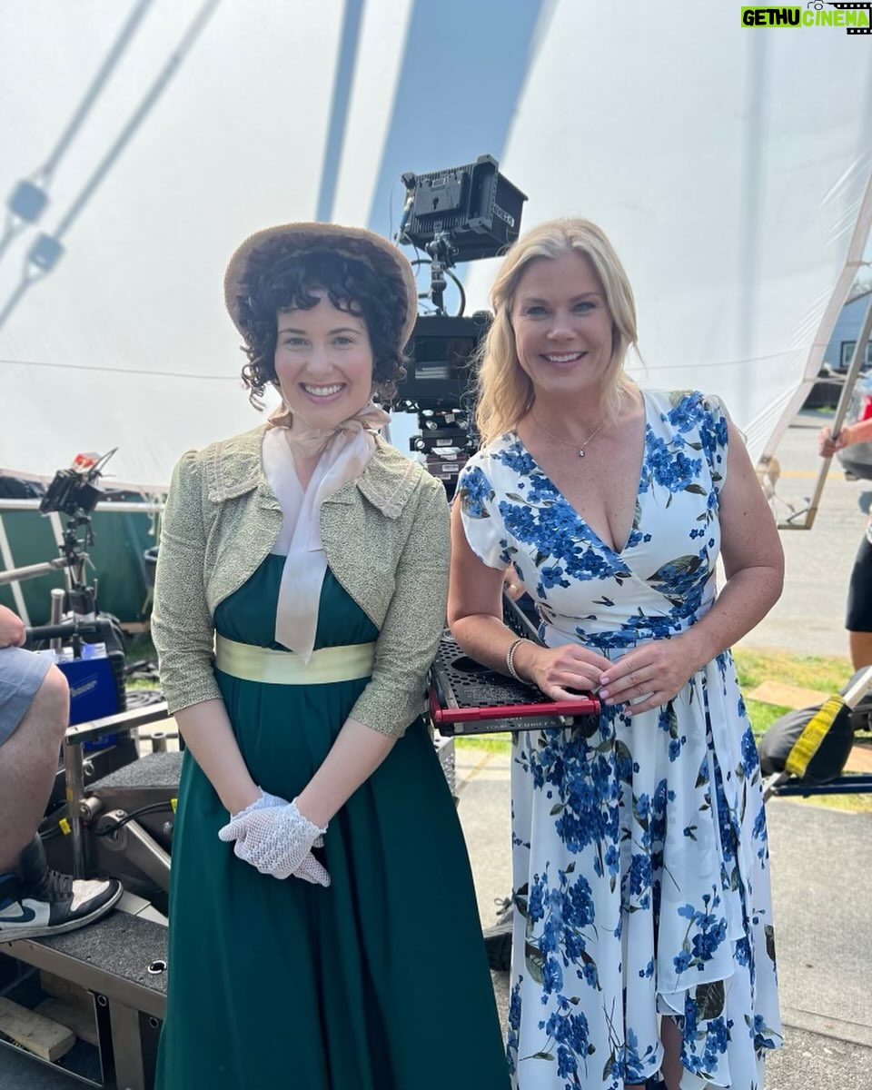Alison Sweeney Instagram - It was so much fun filming #loveandjane I hope you all enjoyed it as much as I did. Thank you so much for watching with us last weekend. And thank you so much to @hallmarkchannel for such a special opportunity. #bts #janeausten