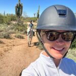 Alison Sweeney Instagram - Happy Sunday. Megan & I love a relaxing Sunday trail ride. #grateful #sunday #horsesofinstagram 🐴 💕