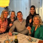 Alison Sweeney Instagram - 🥂 cheers from Hannah’s kitchen to yours! Happy Friday!! I am so thankful for these wonderful people and the many behind the camera who make #hannahswensen possible. 🙏 Tune in TONIGHT to share the premiere of One Bad Apple 🍎 with us 🥳 can’t wait! #behindthescenes #setlife 🎬