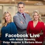 Alison Sweeney Instagram - Join us today at 1pm PT at @hallmarkmystery Facebook page where we’ll talk about One Bad Apple & @iamvictorwebster joining #HannahSwensen can’t wait to see you there! 🔍🎬