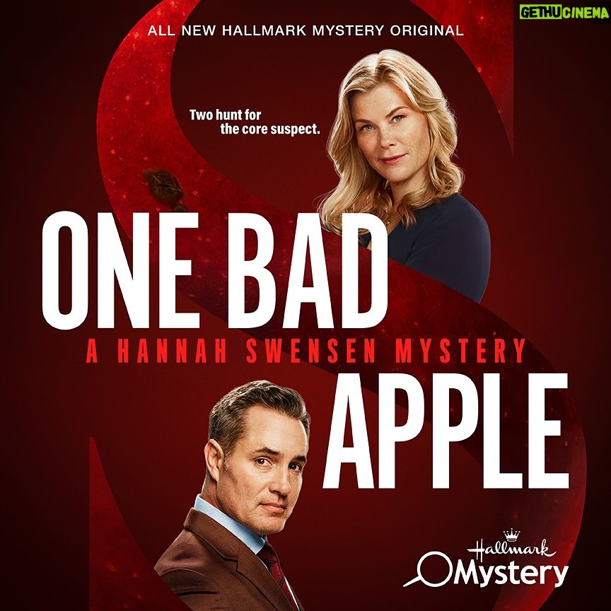 Alison Sweeney Instagram - ONE WEEK FROM TONIGHT!! An all new #hannahswensen mystery premieres on @hallmarkmystery ! 🔍 can’t wait to share One Bad Apple with you all!