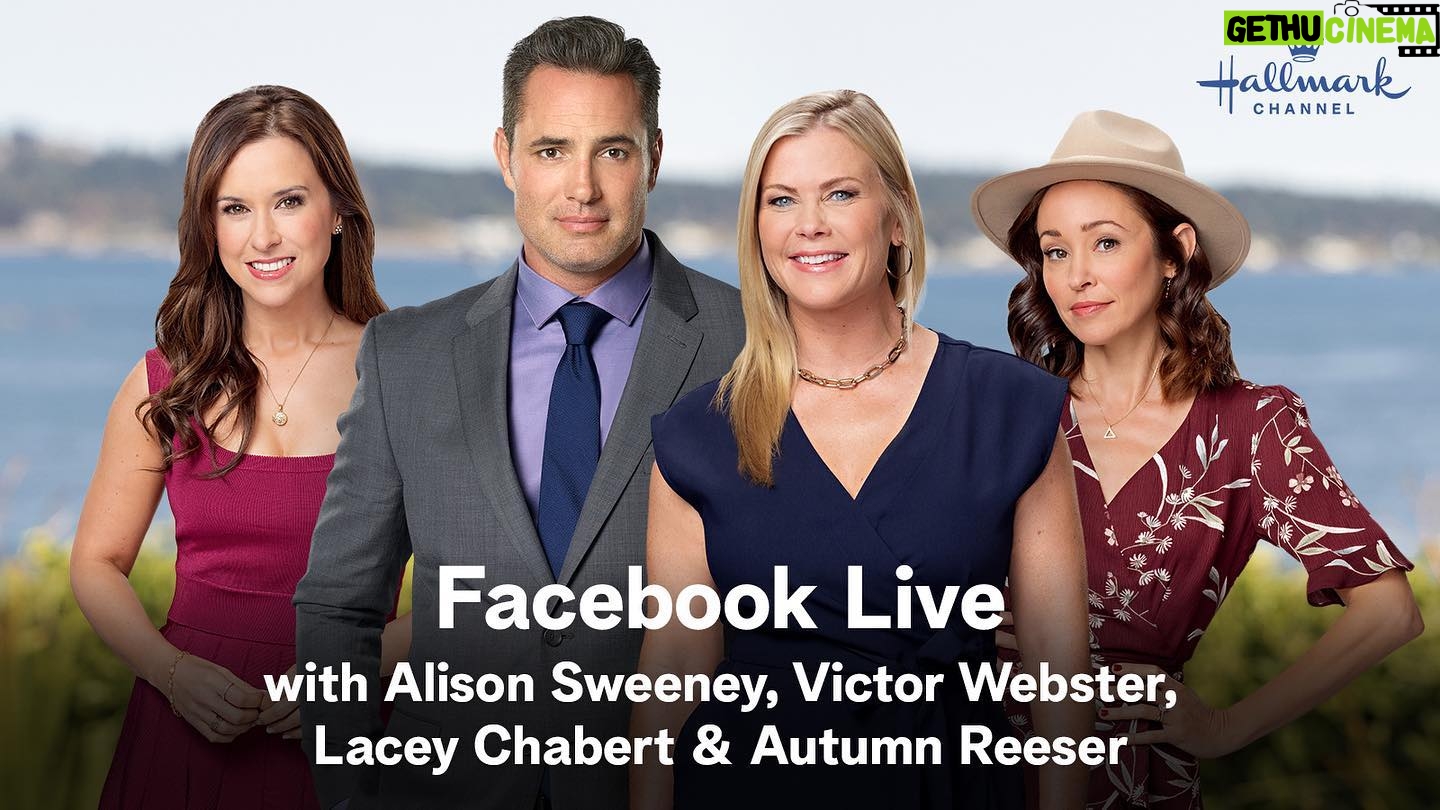 Alison Sweeney Instagram - We’re talking all about our incredible adventure filming #theweddingveil THURSDAY 1pm ET on @hallmarkchannel ‘s Facebook page! Join us!!