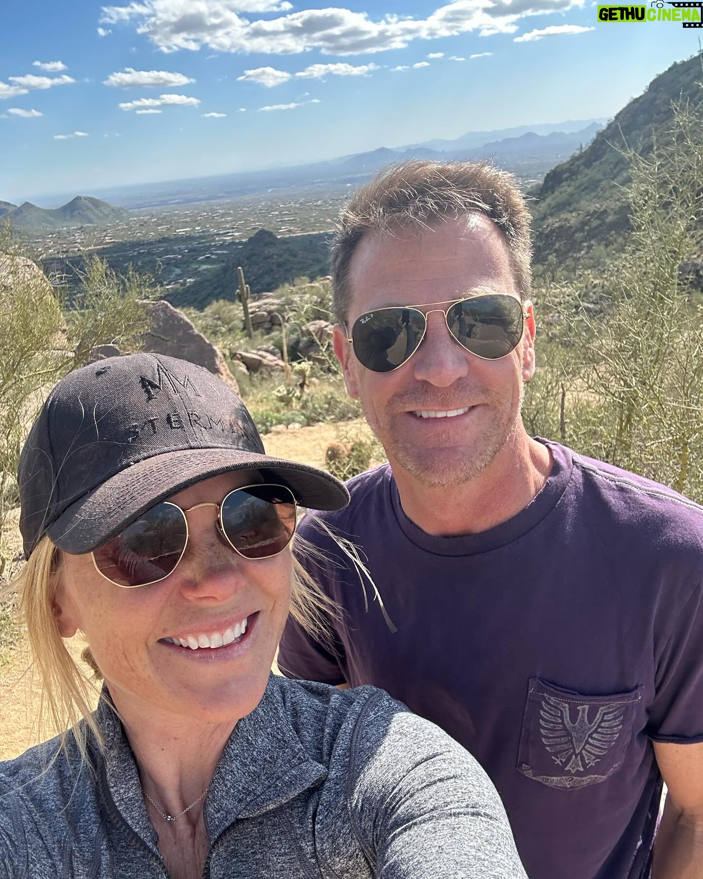 Alison Sweeney Instagram - We went for a hike on this beautiful spring day. Enjoying the sunshine. ☀️ 😎