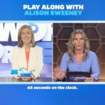 Alison Sweeney Instagram - In this game, every SECOND counts! 🙃 Can Alison Sweeney make up for lost time? Don’t miss today’s ALL NEW episode! ⁠ ⁠ www.25words.com for local listings! 📺️ ⁠