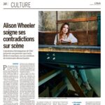 Alison Wheeler Instagram - J’ai jamais gagné un seul camembert au Trivial Pursuit et me voilà dans les pages Culture du Monde. Merci Sandrine Blanchard pour l’article sur le spectacle. C’est ma mère qui va être fière. (Même si elle préfèrerait que je fasse Telematin ou Faustine Bollaert).