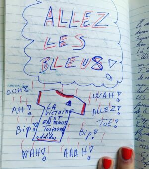 Alison Wheeler Instagram - Des nouvelles d’Alison 14 ans, journaliste sportif et femme imaginaire de David Trezeguet apparemment 🙏🏽❤️😌