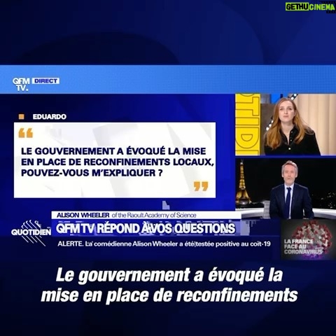 Alison Wheeler Instagram - Au sujet des « reconfinements locaux » - Seule Beatriz Luengo peut me juger