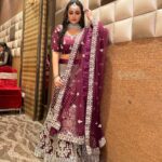 Aliya Naaz Instagram - Untameable wild heart🤍 . . . . . . #wedding #brotherswedding #shadisaga #shadiseason #indianwedding #lehengacholi #lehengalove #lehenga #indiantraditionalwear #indiangirl #indiangirls #shadi #ethnicdress #mumbai #bandrawest #bandra #weddingseason #lehengasaree #manyavar #designerdresses #designerlehenga #sfspost #andheriwest #maroonlehenga #bonggirl #kolkata #pinkvillatelly #indianactress #altbalaji