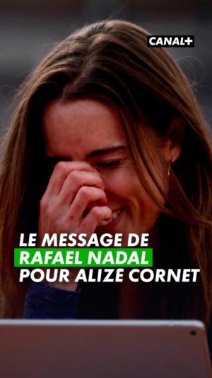 Alizé Cornet Instagram - Pour CANAL , @rafaelnadal rend un magnifique hommage à @alizecornet après l’annonce de sa fin de carrière 😍