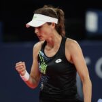 Alizé Cornet Instagram - Back at it ✊️🐯 Quarter final in @openrouen 💪