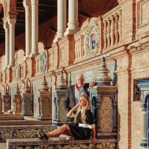 Allison Dunbar Instagram - still can’t believe this place was real. 🇪🇸🦚🦋💚🩵💙💜🤍 Plaza de España. Sevilla, Spain @perlmutations 
…
…
…
….
…
…
…

#plazadeespañasevilla #architectureporn #spanishroyals #travelgram #travelismylovelanguage #beautifuldestinations #traveladdiction #wandertheworld #littleronnie&bigal #loml #loveeverymomentwithyou ps thank you for getting my sorry ass trip ready hair: @prettythings.la & tan @oatstanning