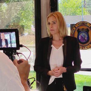 Allison McAtee Instagram - 👮🏼‍♀️#justanotherdayattheoffice 🚔
#solvingcrimes #catchingbadguys ⭐️#detective Schoner #onthecase ⭐️
.
#filmmaking #losangeles 🎬 #bts #actorslife