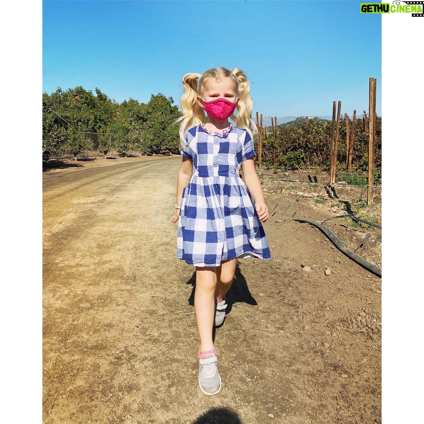Allison Munn - 4.6K Likes - We played hooky from zoom school today & went to the farm.