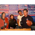 Allison Munn Instagram - ⁣ I’m a nerd about voting & I have been since I was a teenager. When I was growing up, my core values differed from most of the people around me & I couldn’t wait to be old enough to vote. Because I’d be 18 by the general election, I was allowed to register at 17 (for the primaries) & I remember feeling giddy with power. ⁣ ⁣ My late father was a lobbyist & we had completely opposite political viewpoints. We would debate about politics but it never turned ugly - it just drove him nuts that my vote was essentially cancelling out his. I miss him most around election time. ⁣ ⁣ I still feel giddy when I vote. Whenever I see racism, xenophobia, homophobia, transphobia, basic human rights in danger of being taken away, kids locked in cages, climate change deniers & people in power who tell us not to be afraid of a deadly pandemic that has killed over 200,000 Americans, I love that at the very least, MY one vote will cancel out the one vote of someone who supports this hate. That is power. Voting is power. I’m using that power to vote for @JoeBiden & @KamalaHarris. ⁣ ⁣ I’m preemptively shutting off comments because I don’t feel like dealing with bots & trolls on my birthday. ⁣ ⁣ Please enjoy these random photos & embarrassing outfits from the distant past. ⁣ ⁣ Please Vote. Vote early if you can. 🗳 ⁣#vote #rockthevote @rockthevote ⁣ Mask: @variantmalibu⁣ Mask Chain: @mynicejewishmother ⁣ ⁣